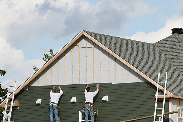 Professional Storm Damage Siding Repair technician working in Weston, NJ